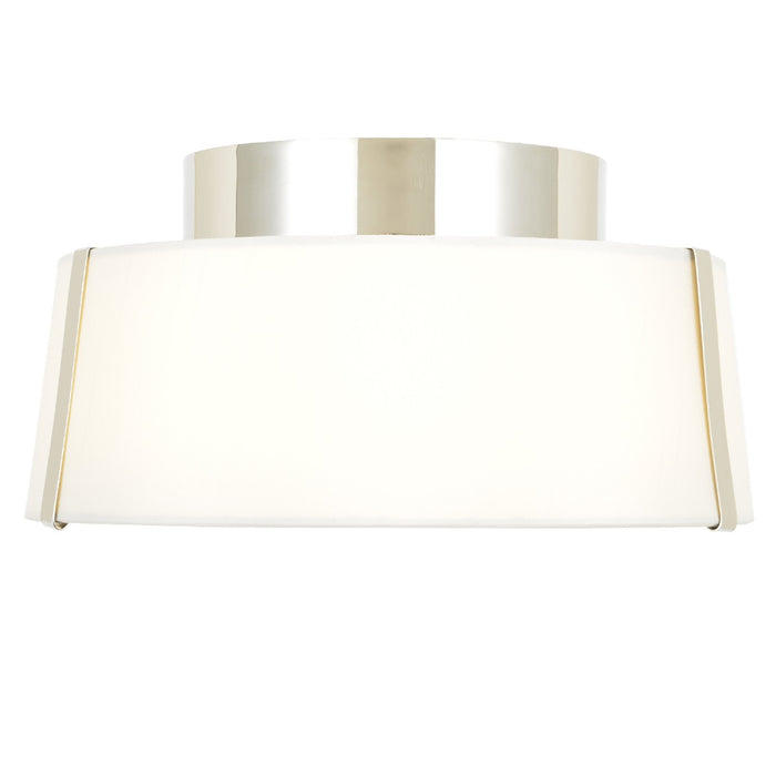 Crystorama FUL-903-PN Two Light Semi Flush Mount, Polished Nickel