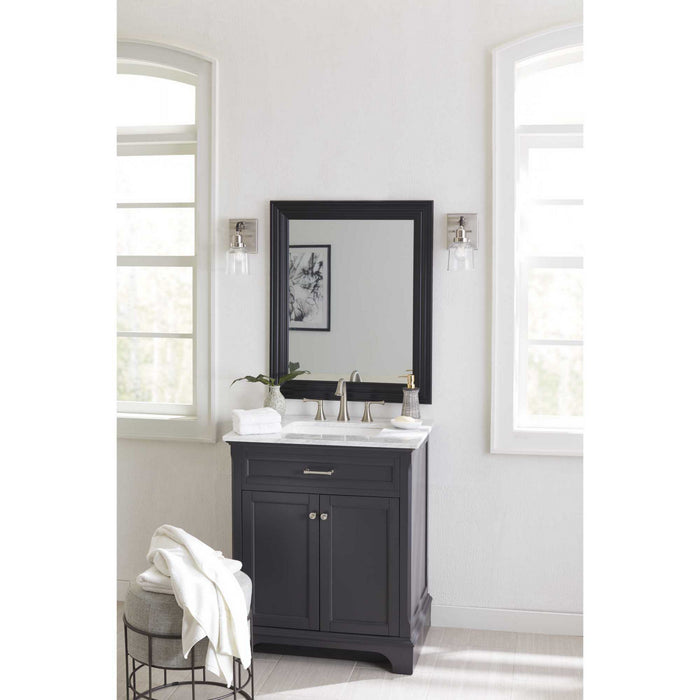 Progress Lighting P300226-009 One Light Bath & Vanity, Brushed Nickel
