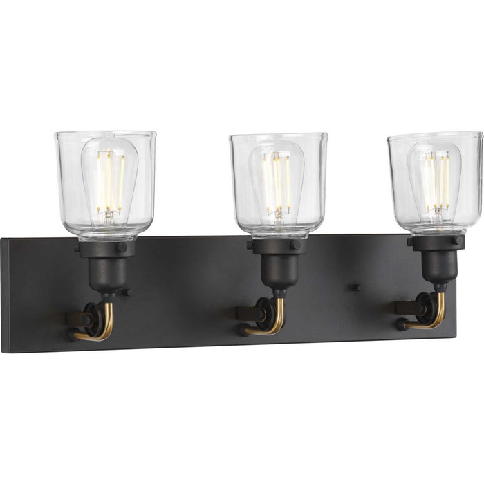 Progress Lighting P300228-143 Three Light Bath & Vanity, Graphite