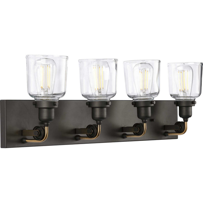 Progress Lighting P300229-143 Four Light Bath & Vanity, Graphite