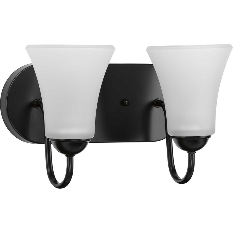 Progress Lighting P300234-031 Two Light Bath Bracket, Black