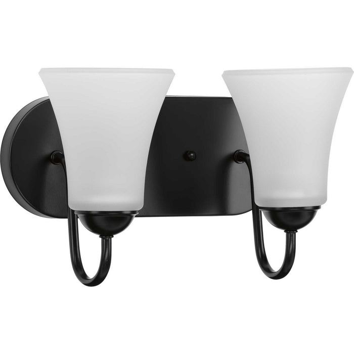 Progress Lighting P300234-031 Two Light Bath Bracket, Black