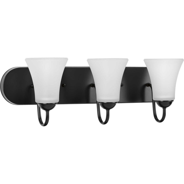 Progress Lighting P300235-031 Three Light Bath Bracket, Black