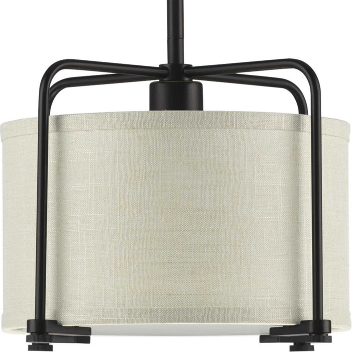Progress Lighting P500138-020 One Light Pendant, Antique Bronze