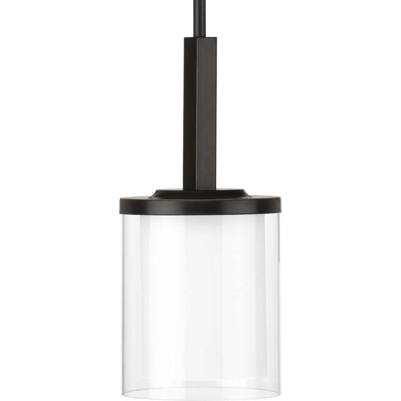 Progress Lighting P500192-020 One Light Mini Pendant, Antique Bronze