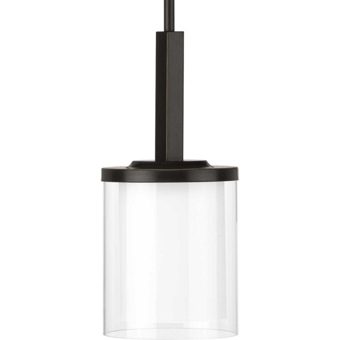 Progress Lighting P500192-020 One Light Mini Pendant, Antique Bronze