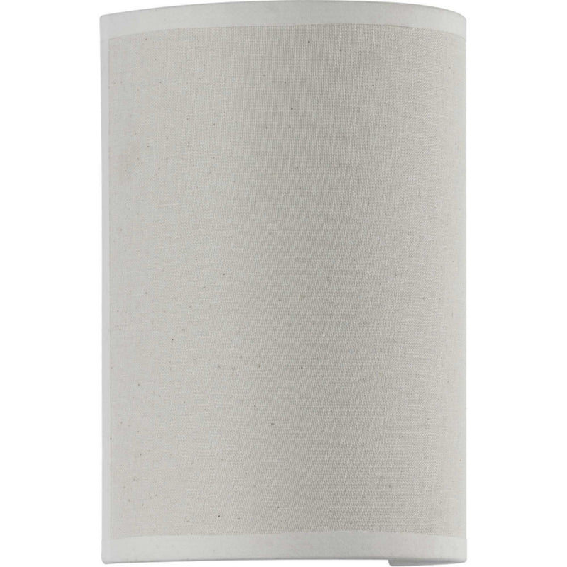 Progress Lighting P710071-159-30 LED Wall Sconce, Off White Linen