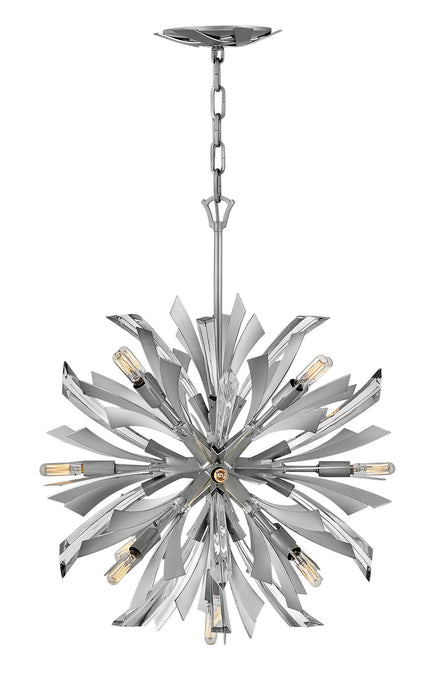 Fredrick Ramond FR40904GG LED Chandelier, Glacial