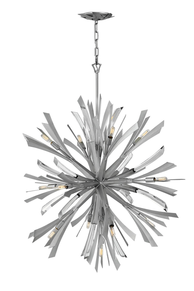 Fredrick Ramond FR40905GG LED Chandelier, Glacial
