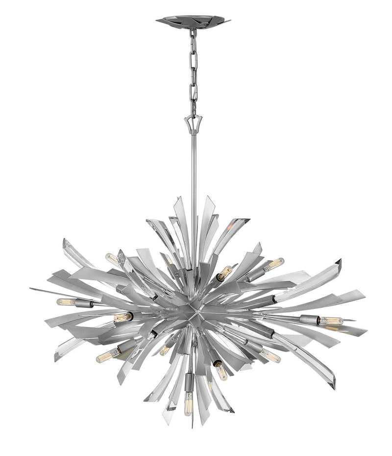 Fredrick Ramond FR40906GG LED Pendant, Glacial