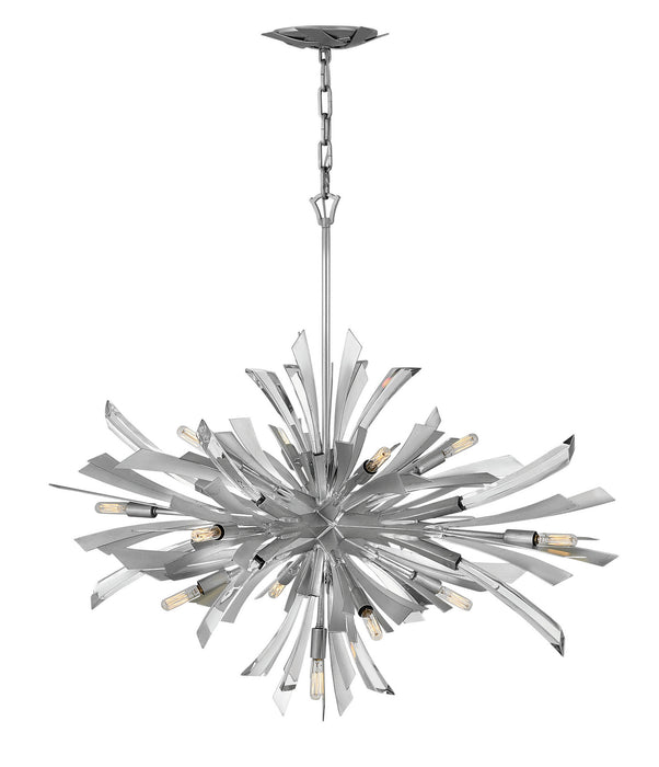 Fredrick Ramond FR40906GG LED Pendant, Glacial