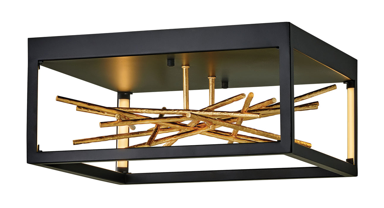 Fredrick Ramond FR46401BLK LED Flush Mount, Black