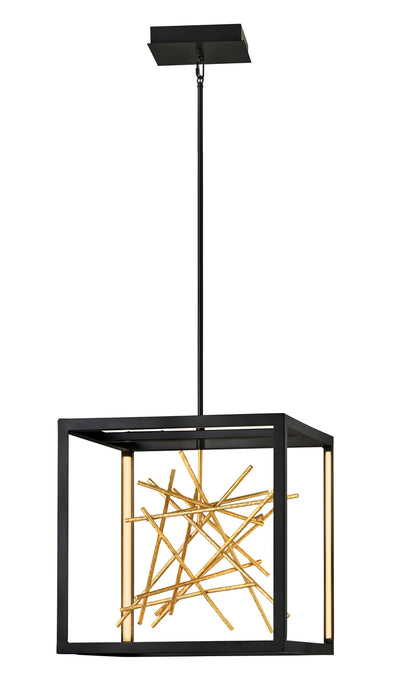 Fredrick Ramond FR46407BLK LED Pendant, Black