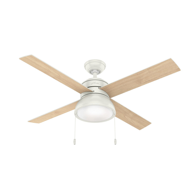 Hunter 54151 52" Ceiling Fan, Fresh White
