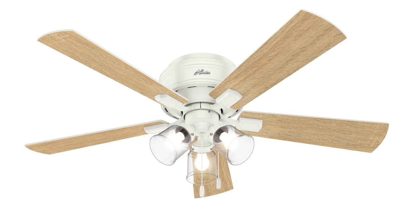 Hunter 54207 52" Ceiling Fan, Fresh White
