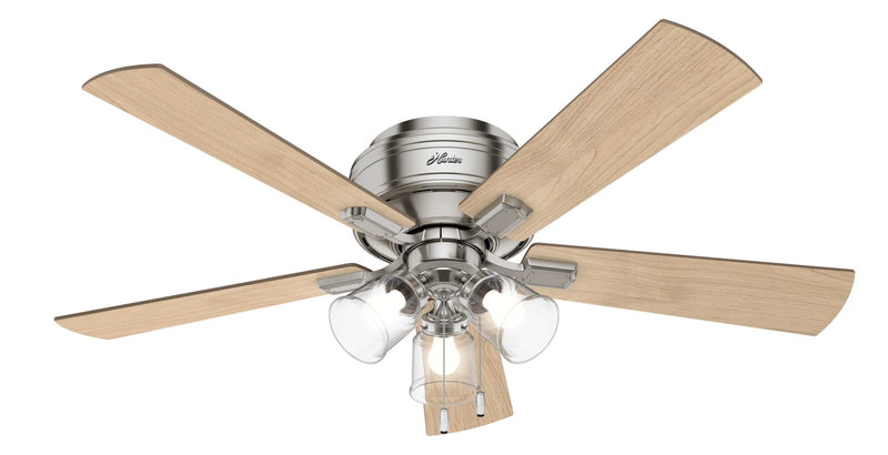 Hunter 54209 52" Ceiling Fan, Brushed Nickel
