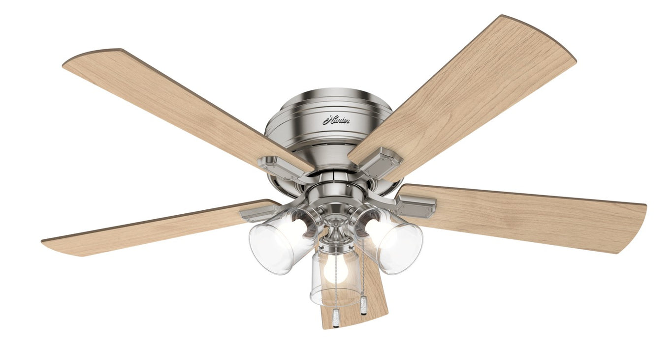 Hunter 54209 52" Ceiling Fan, Brushed Nickel