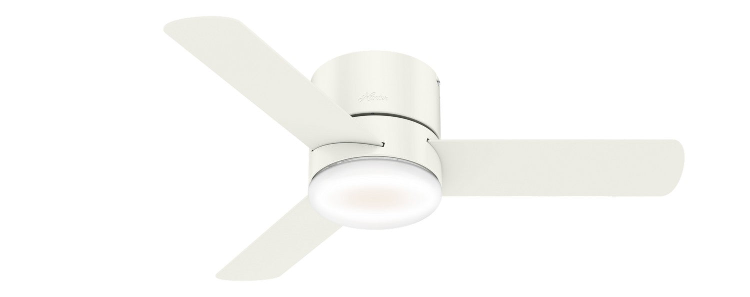 Hunter 59452 44" Ceiling Fan, Fresh White
