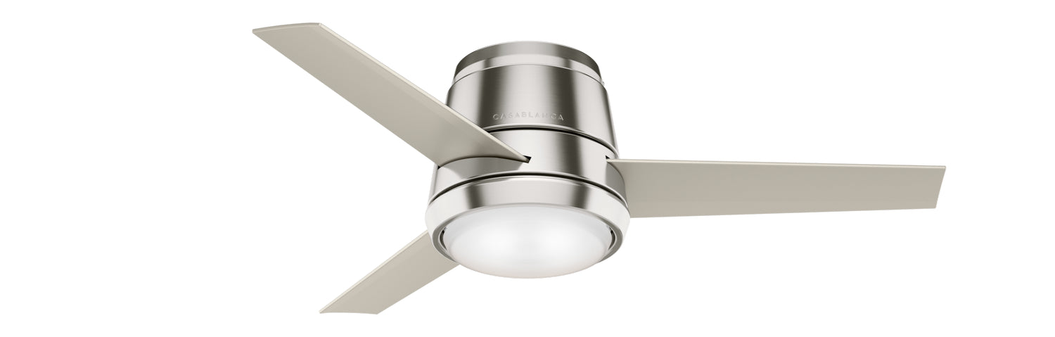Casablanca 59570 44"Ceiling Fan, Brushed Nickel