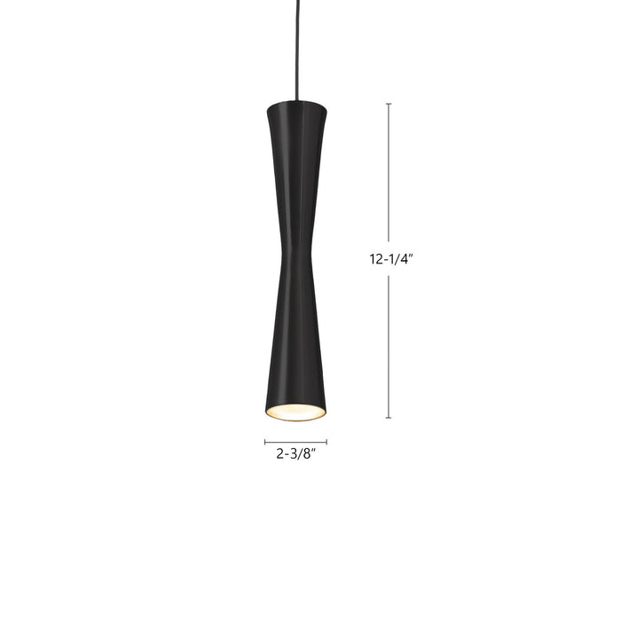 Kuzco Lighting PD42502-BK LED Pendant, Black