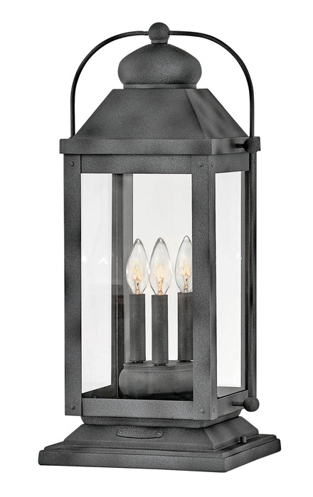 Hinkley 1857DZ LED Outdoor Lantern, Aged Zinc