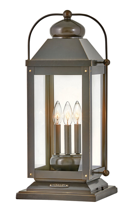 Hinkley 1857LZ LED Outdoor Lantern, Light Oiled Bronze