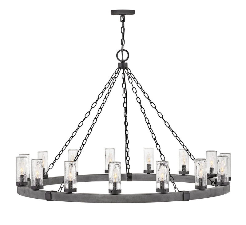 Hinkley 29209DZ LED Outdoor Lantern, Aged Zinc