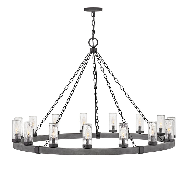 Hinkley 29209DZ LED Outdoor Lantern, Aged Zinc