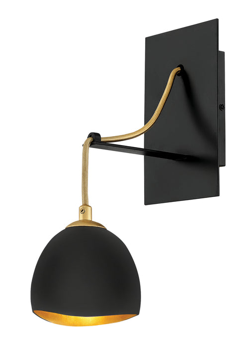 Hinkley 35900SHB LED Wall Sconce, Shell Black