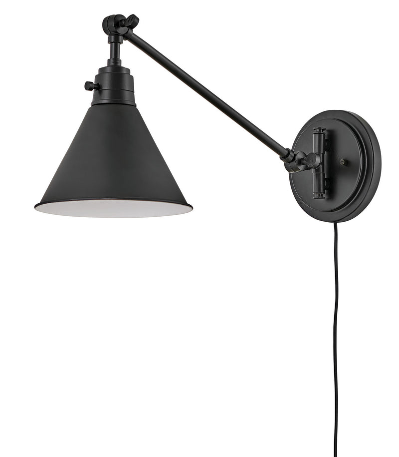 Hinkley 3690BK LED Wall Sconce, Black