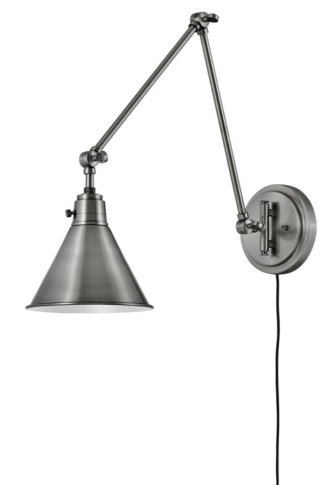 Hinkley 3692PL LED Wall Sconce, Polished Antique Nickel