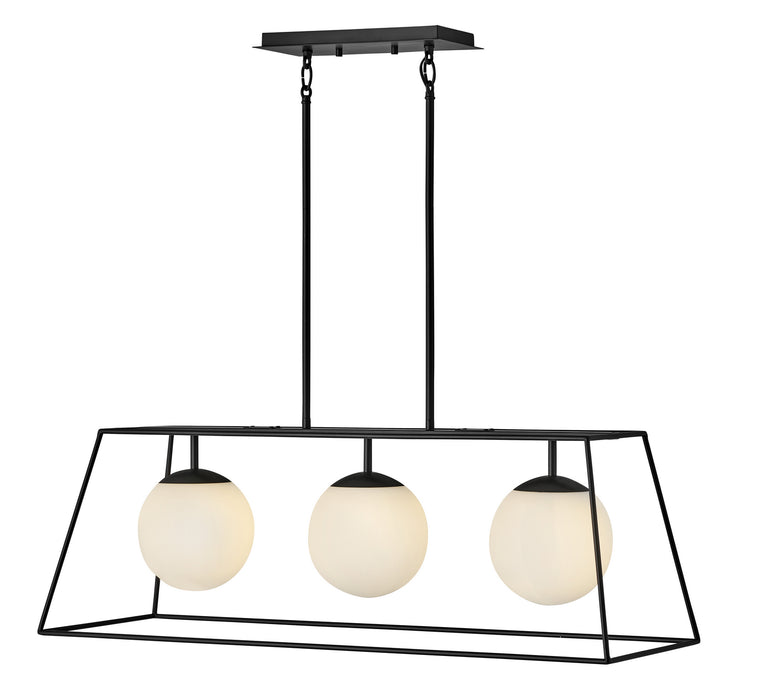Hinkley 4376BK LED Chandelier, Black