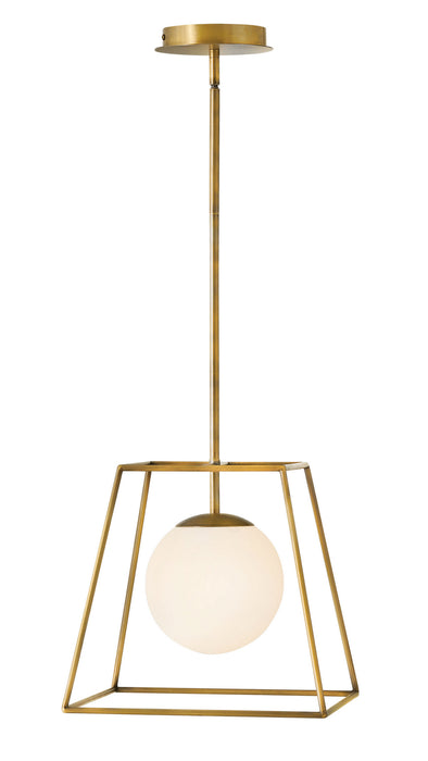 Hinkley 4377HB LED Pendant, Heritage Brass
