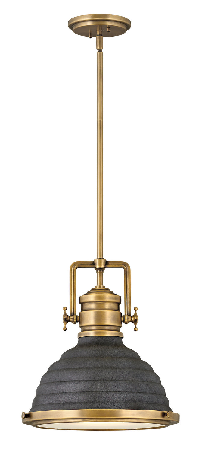 Hinkley 4697HB-DZ LED Pendant, Heritage Brass