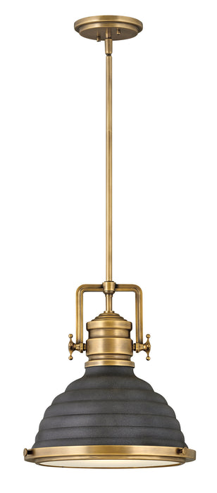 Hinkley 4697HB-DZ LED Pendant, Heritage Brass
