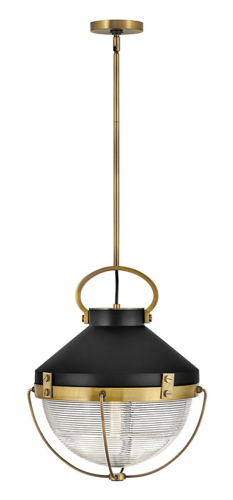Hinkley 4844HB LED Pendant, Heritage Brass
