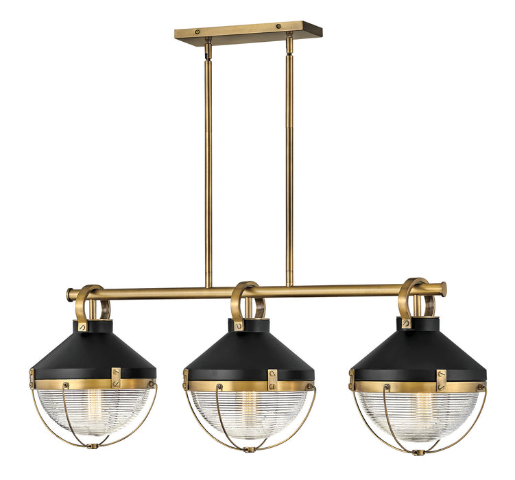 Hinkley 4846HB LED Chandelier, Heritage Brass