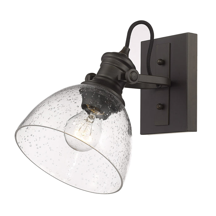 Golden 3118-BA1 RBZ-SD One Light Bath Vanity, Rubbed Bronze