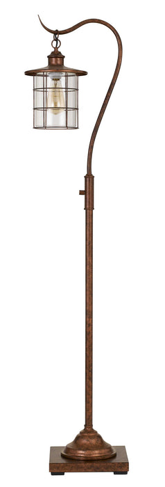 Cal Lighting BO-2668FL-RU One Light Floor Lamp, Rust
