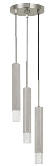 Cal Lighting FX-3723-3P-BS LED Pendant, Gun Metal