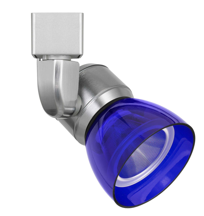 Cal Lighting HT-888BS-BLUCLR LED Track Fixture, Brushed Steel