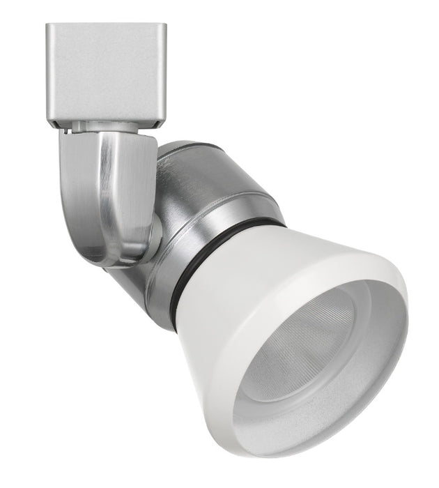 Cal Lighting HT-888BS-CONEWH LED Track Fixture, Brushed Steel