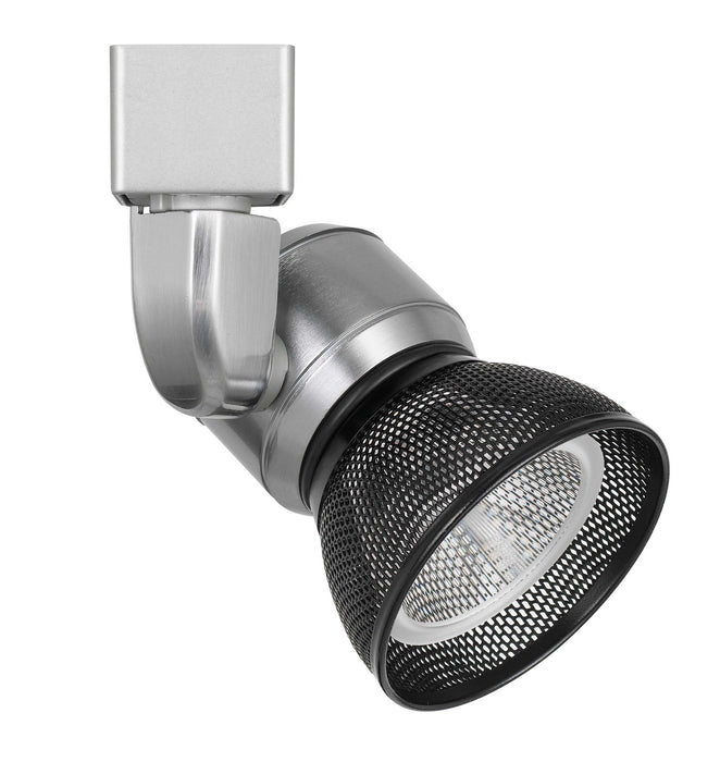 Cal Lighting HT-888BS-MESHBK LED Track Fixture, Brushed Steel