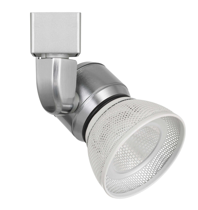 Cal Lighting HT-888BS-MESHWH LED Track Fixture, Brushed Steel
