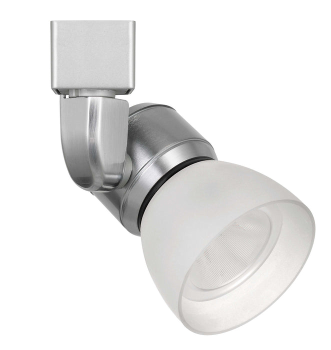 Cal Lighting HT-888BS-WHTFRO LED Track Fixture, Brushed Steel