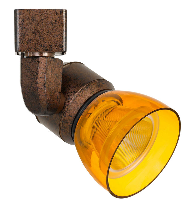 Cal Lighting HT-888RU-AMBCLR LED Track Fixture, Rust