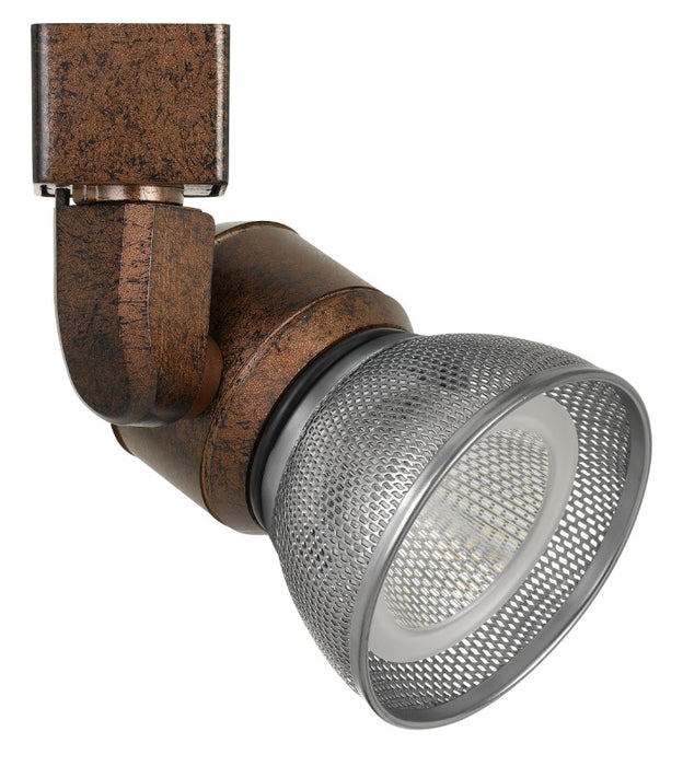 Cal Lighting HT-888RU-MESHBS LED Track Fixture, Rust