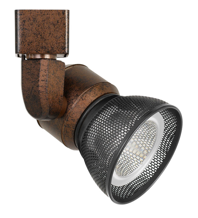 Cal Lighting HT-888RU-MESHDB LED Track Fixture, Rust