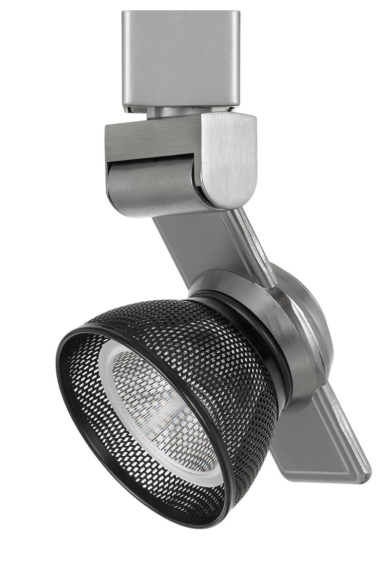 Cal Lighting HT-999BS-MESHBK LED Track Fixture, Brushed Steel
