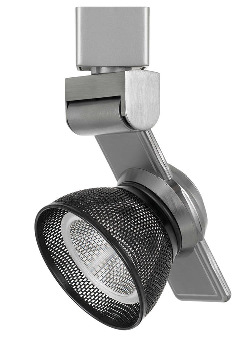Cal Lighting HT-999BS-MESHBK LED Track Fixture, Brushed Steel